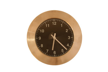 the clock