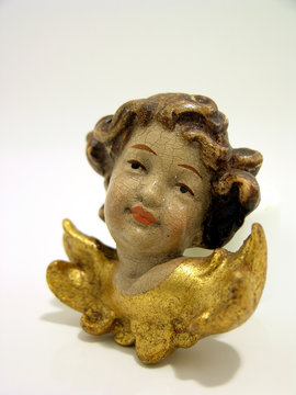 wooden angel