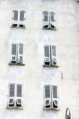 Fototapeta na wymiar Domy i budynki Korsyki