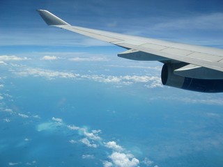 Fototapeta premium over the bahamas
