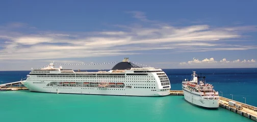 Photo sur Plexiglas Caraïbes port de croisière