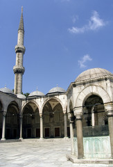 Obraz premium blue mosque 16