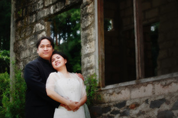 chinese wedding couple