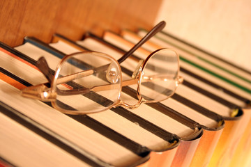 glasses & books