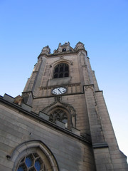 Fototapeta na wymiar st nicholas church in liverpool