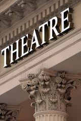 Cercles muraux Théâtre theatre sign