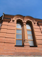 wall with windows of alexander nevskii cathedra