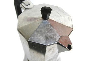 stove top espresso detail