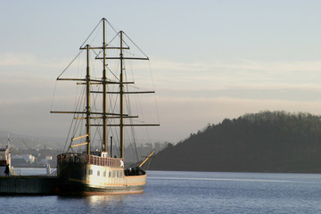 tall ship in the oslo fjord