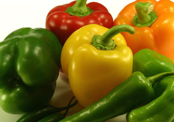 Obraz na płótnie Canvas assorted peppers