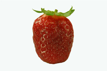 isolated strawberry