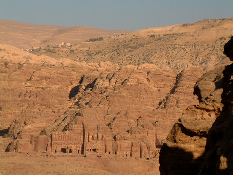 the royal tombs, petra, jordan