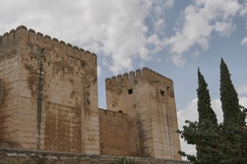 Fototapeta na wymiar alhambra castle
