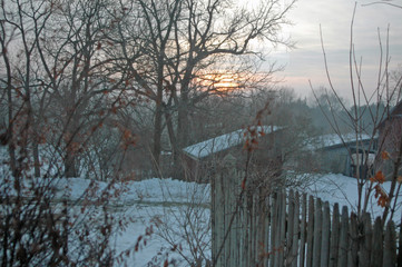 farm sunrise