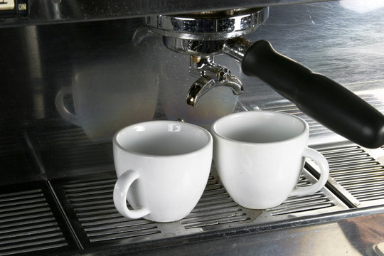two espresso cups