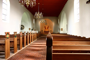 inside the church