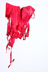 red lingerie