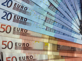 euros bleus