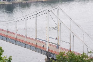 foot-bridge over dnepr