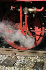 historische dampflokomotive