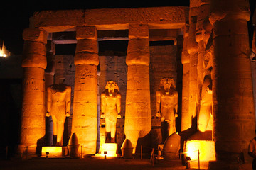 temple à louxor - egypte