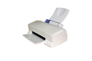 imprimante détourée fond blanc