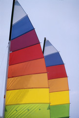 colorful sails