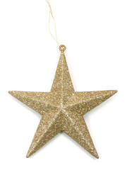 golden christmas star