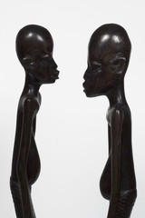 african men in confrontation