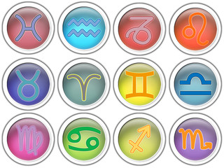 horoscopes aqua icons