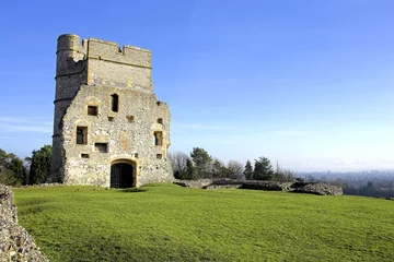 Velours gordijnen Rudnes castle ruins