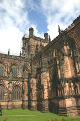 Fototapeta na wymiar old english cathedral