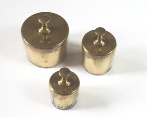 old brass weights