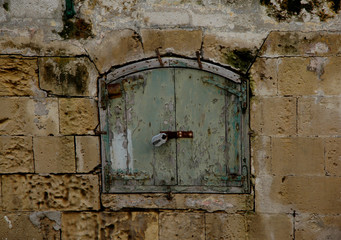 little door set in stone
