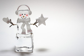 ice cube snowman
