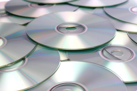Cd In The Open Box Stock Photo - Download Image Now - Compact Disc