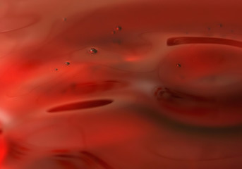 red liquid background