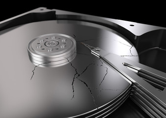 broken hard disk