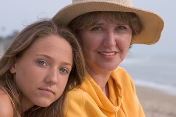 mother and daughter