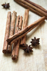 cinnamon sticks & star anise