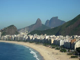 Printed roller blinds Copacabana, Rio de Janeiro, Brazil copacabana