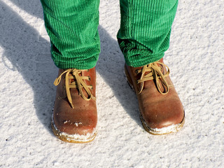 feet on the ice