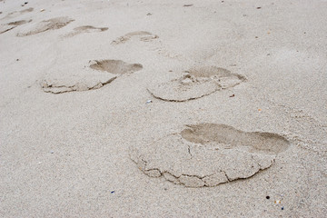 Fototapeta na wymiar footprints #1