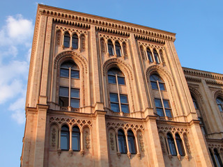 Obraz premium building and sky