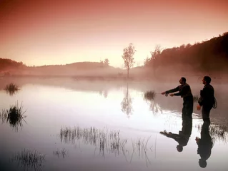 Photo sur Plexiglas Pêcher pêche à la mouche