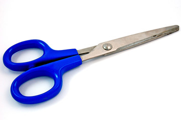 blue scissors - tijeras azules