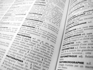 Obraz premium dictionnaire