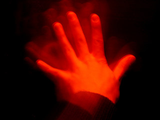  hand in fire