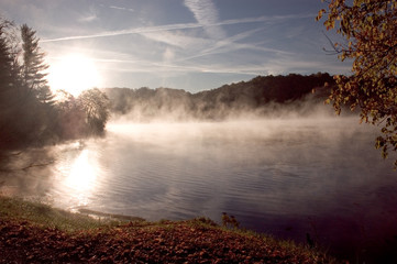 misty lake - 339898