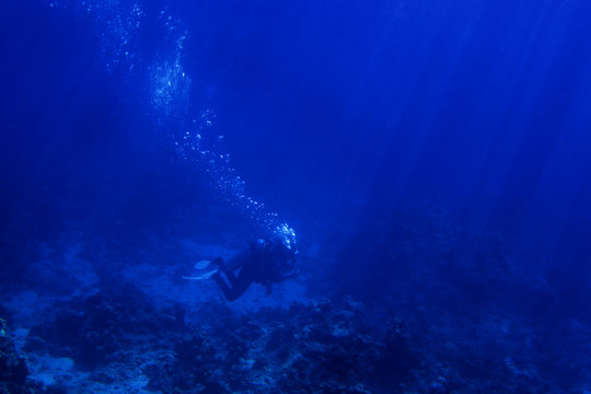diving